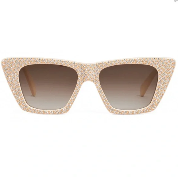 Celine | Accessories | Celine Sparklink Cateye Sunglasses  display picture 2